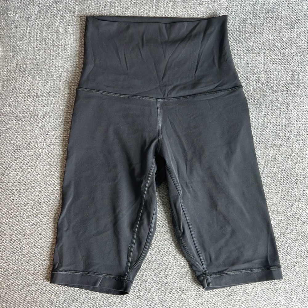 Lululemon Gray Biker Shorts size 4